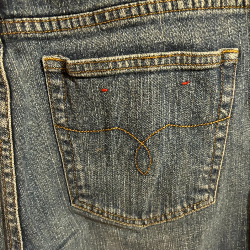 Vintage Ralph Lauren Womens‎ Cropped Denim Jeans Capri Size 10 - Picture 11 of 14